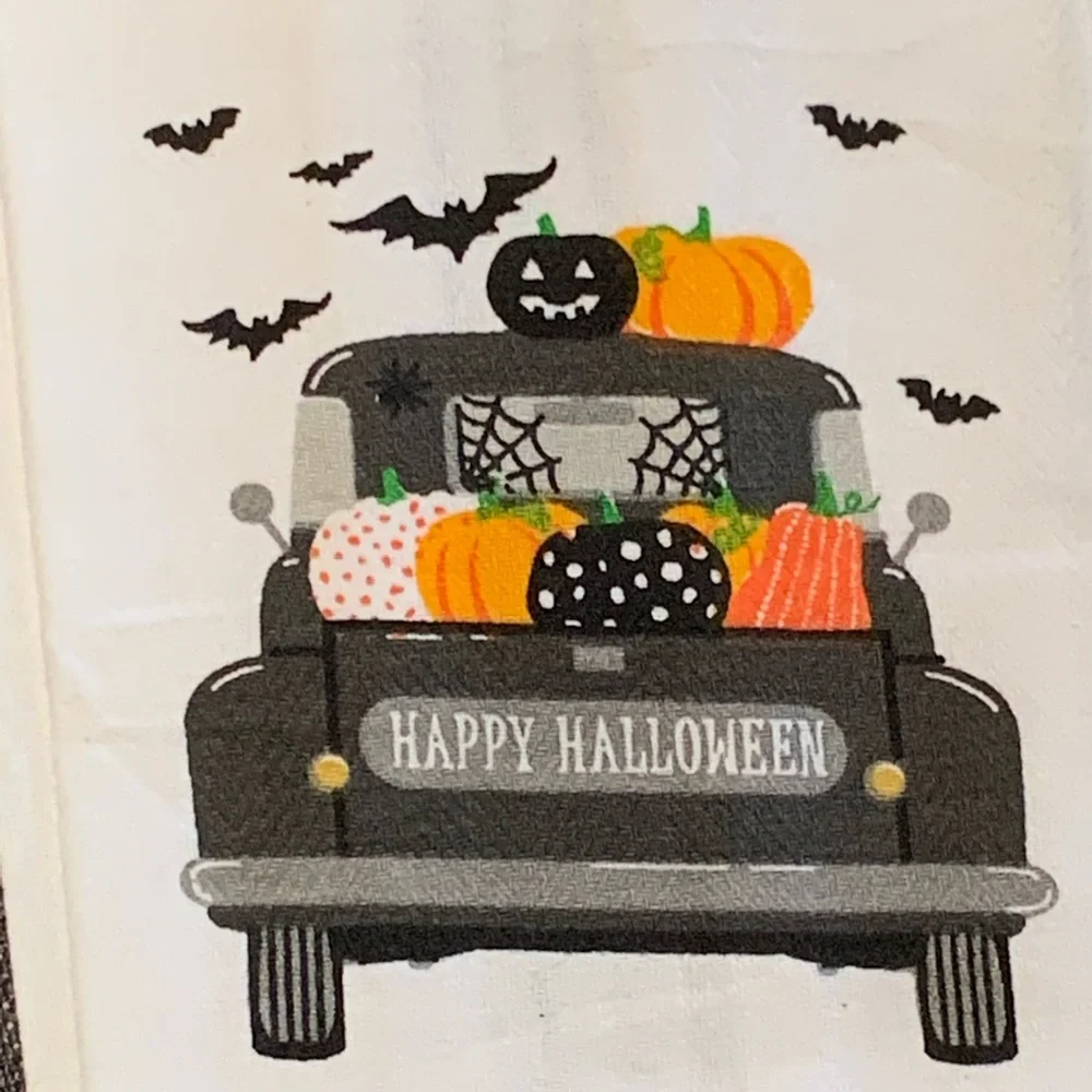 Harvest Halloween Kitchen Towel Set of 2
